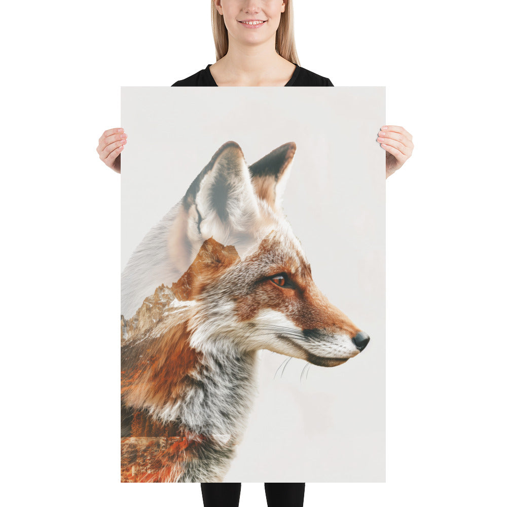 Double exposure fox 4