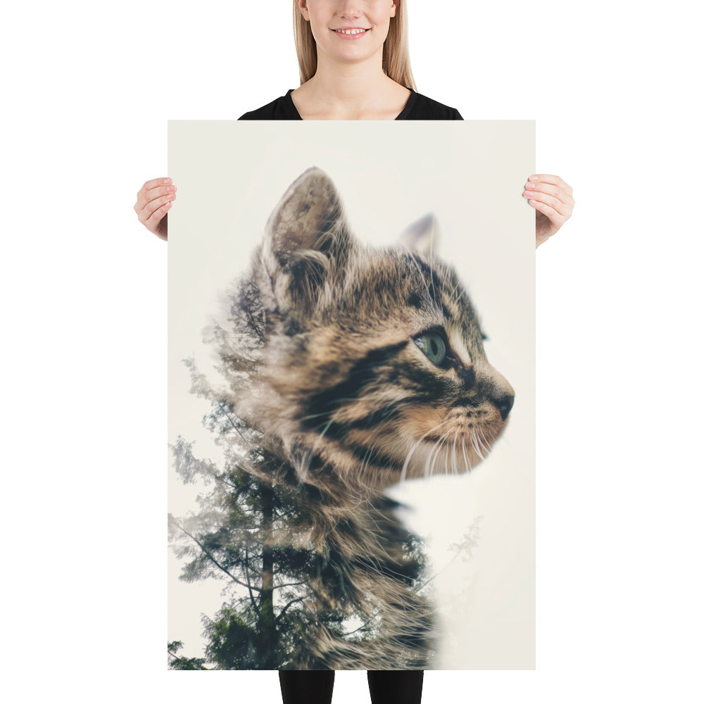 Double exposure kitten 2