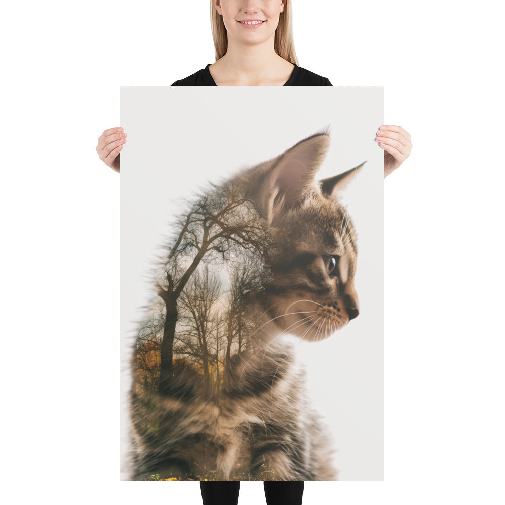 Double exposure kitten 3
