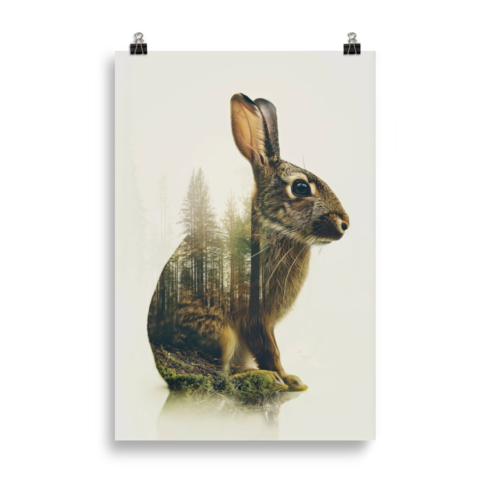 Doppelbelichtung Hase 2