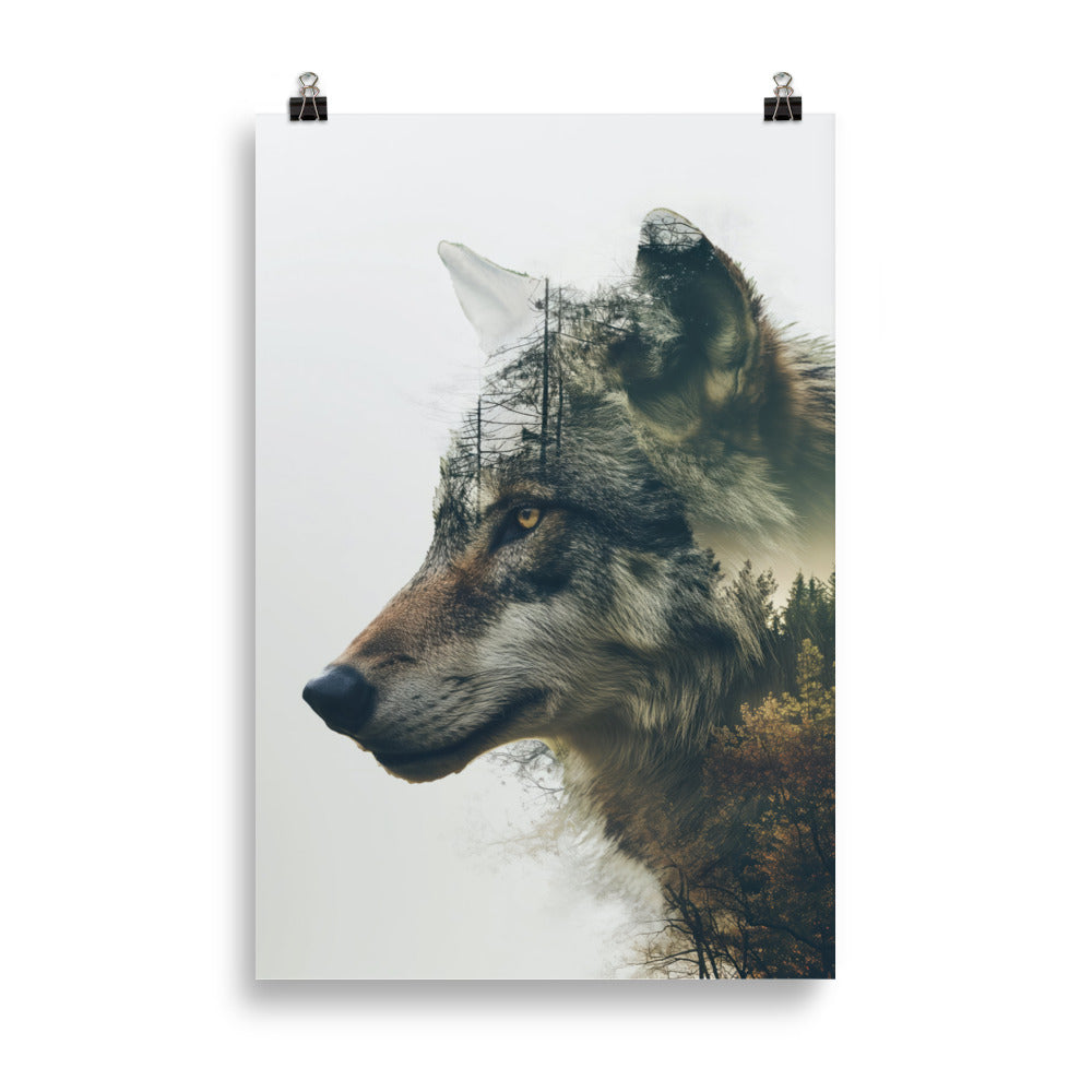 Double exposition loup 3