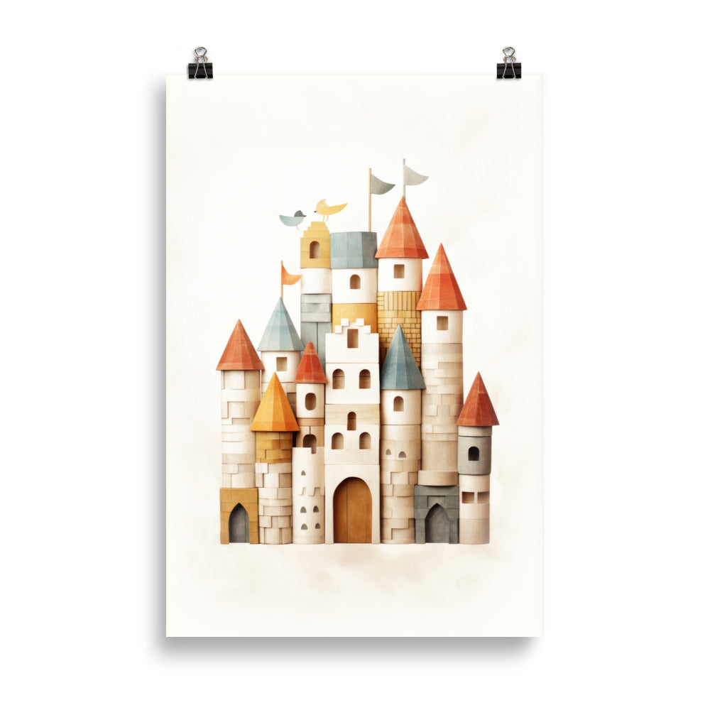 Château en blocs de construction