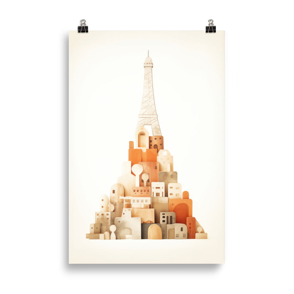 Paris fait de blocs de construction