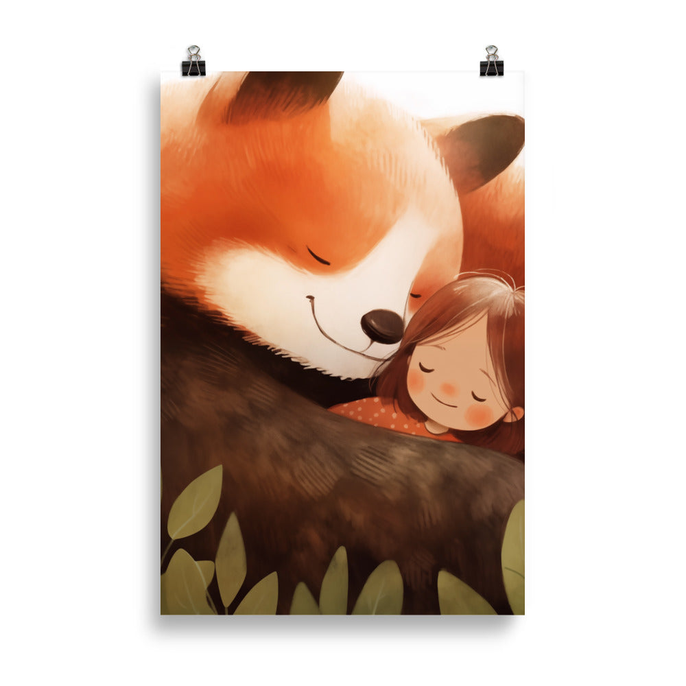 Le calme du panda roux