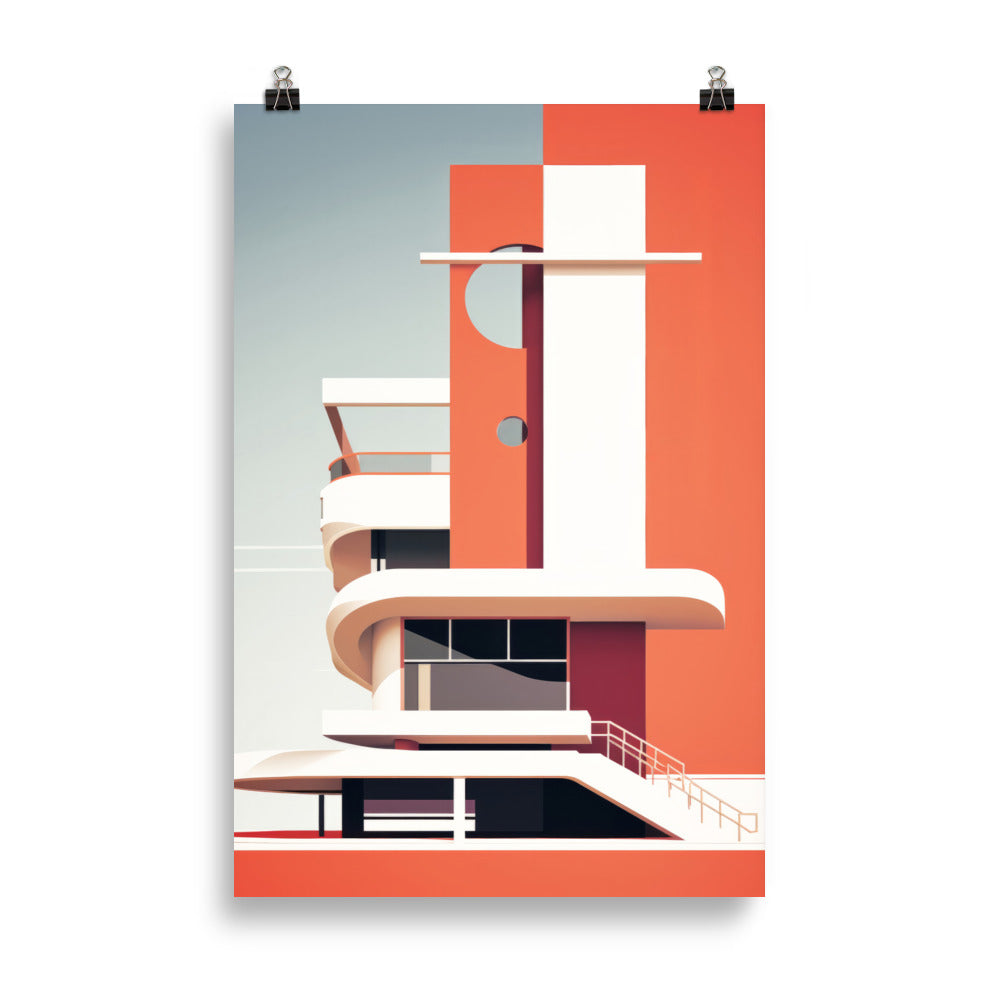 Futuristischer Bau