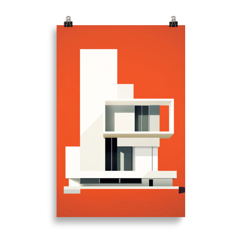 Minimalistische Architekturvision