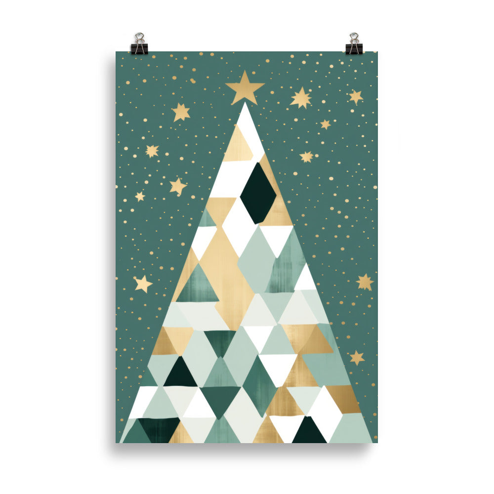 arbre de Noël abstrait