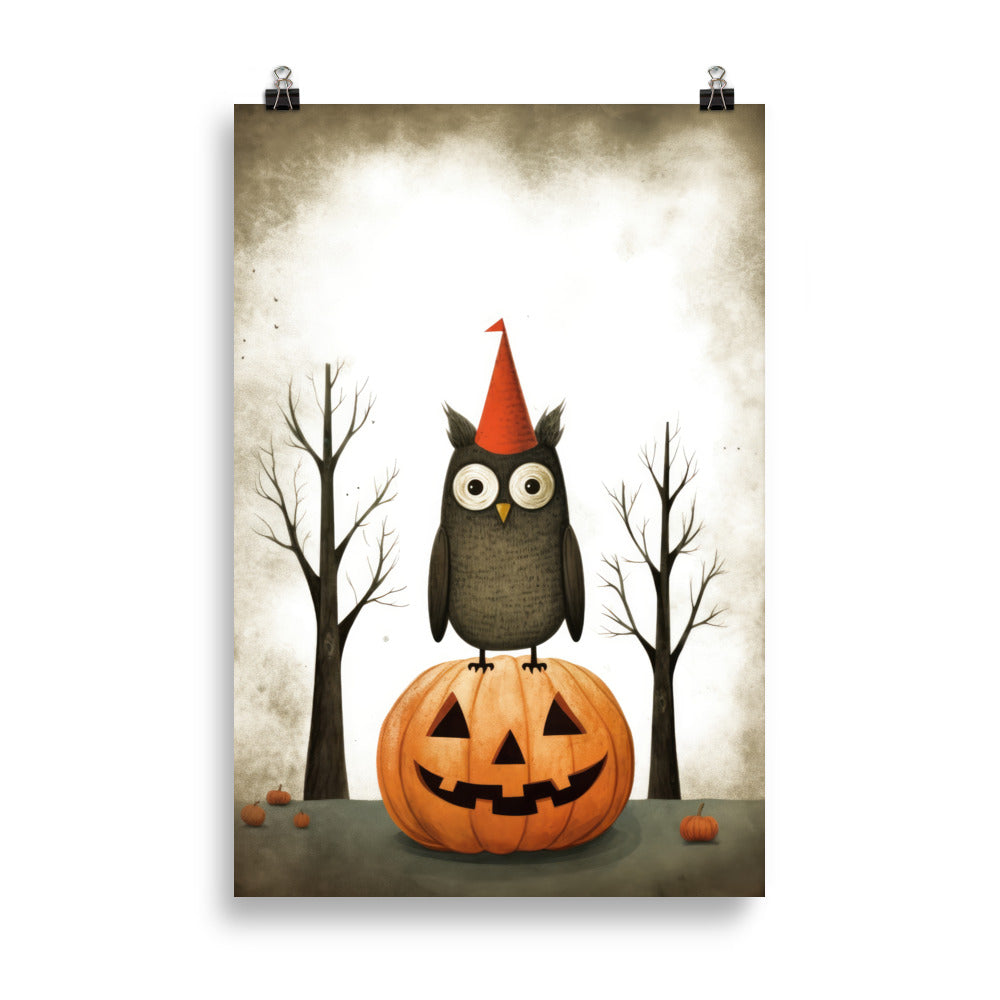 Hibou écarquillé