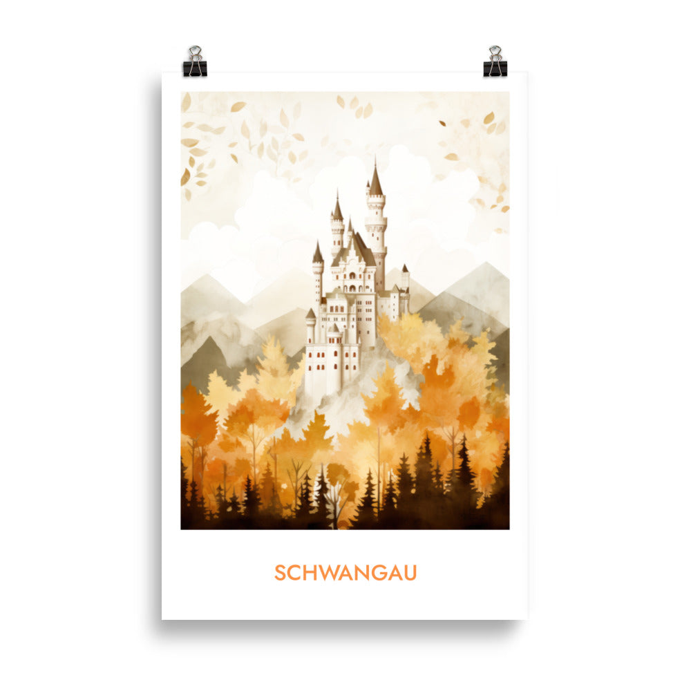 Schwangau - mit Schrift