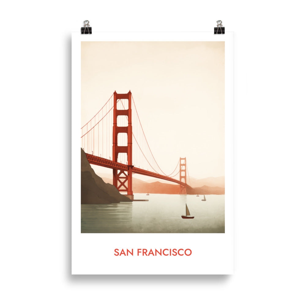 San Francisco - mit Schrift