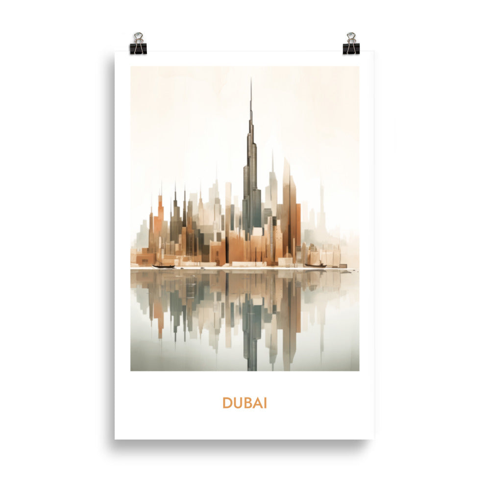 Dubai - mit Schrift
