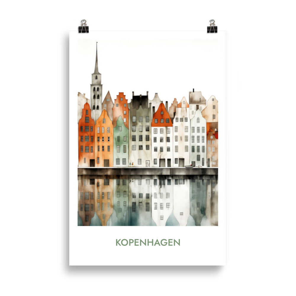 Copenhague - avec écriture