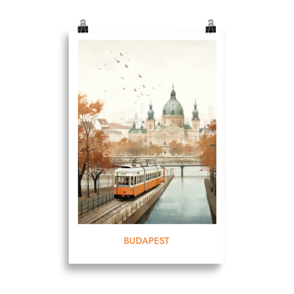 Budapest - mit Schrift