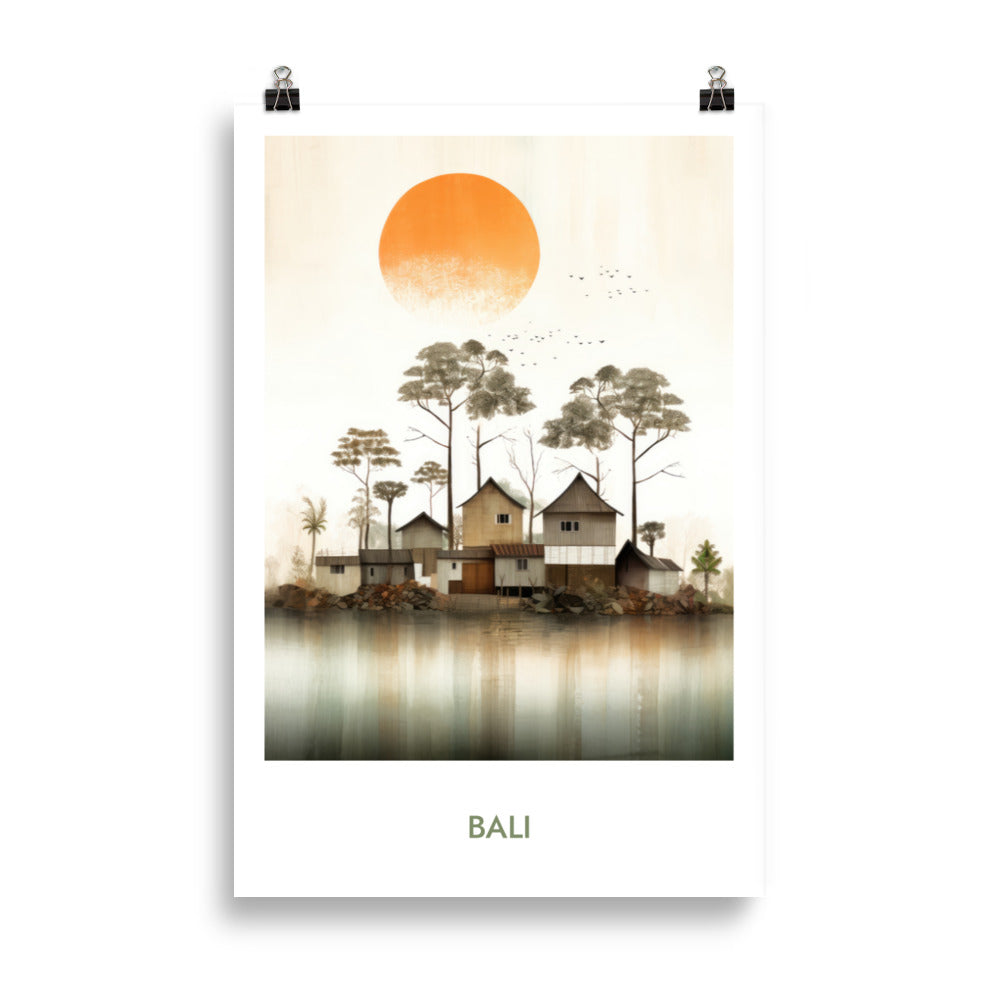 Bali - mit Schrift