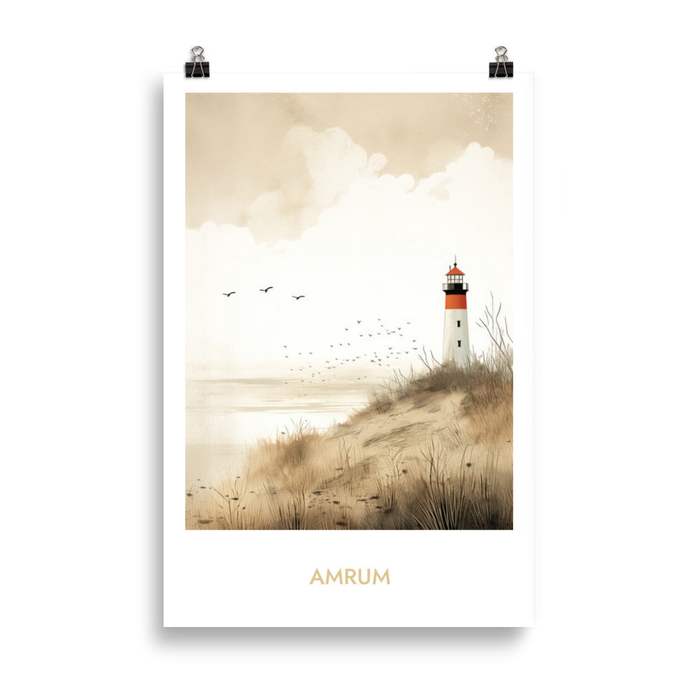 Amrum - mit Schrift