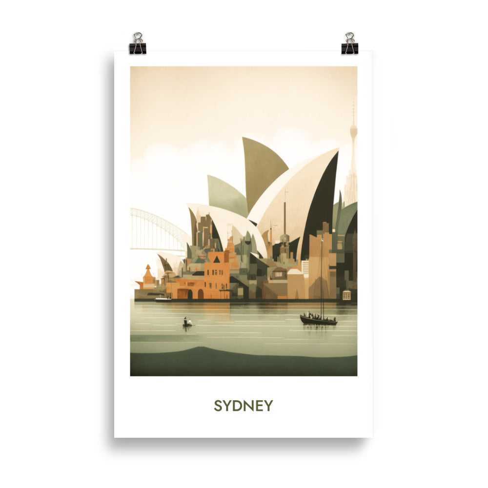 Sydney - mit Schrift