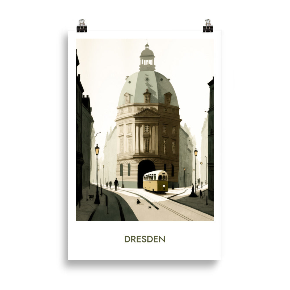 Dresden - mit Schrift