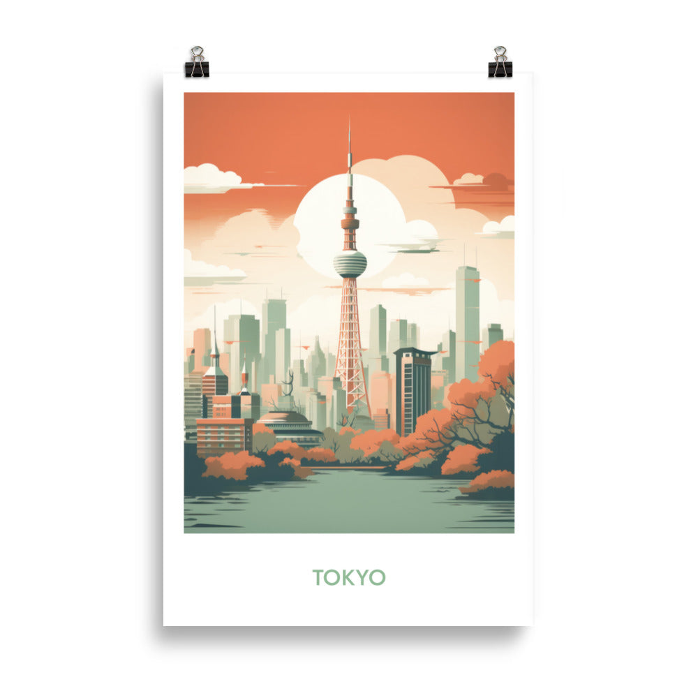 Tokyo - mit Schrift
