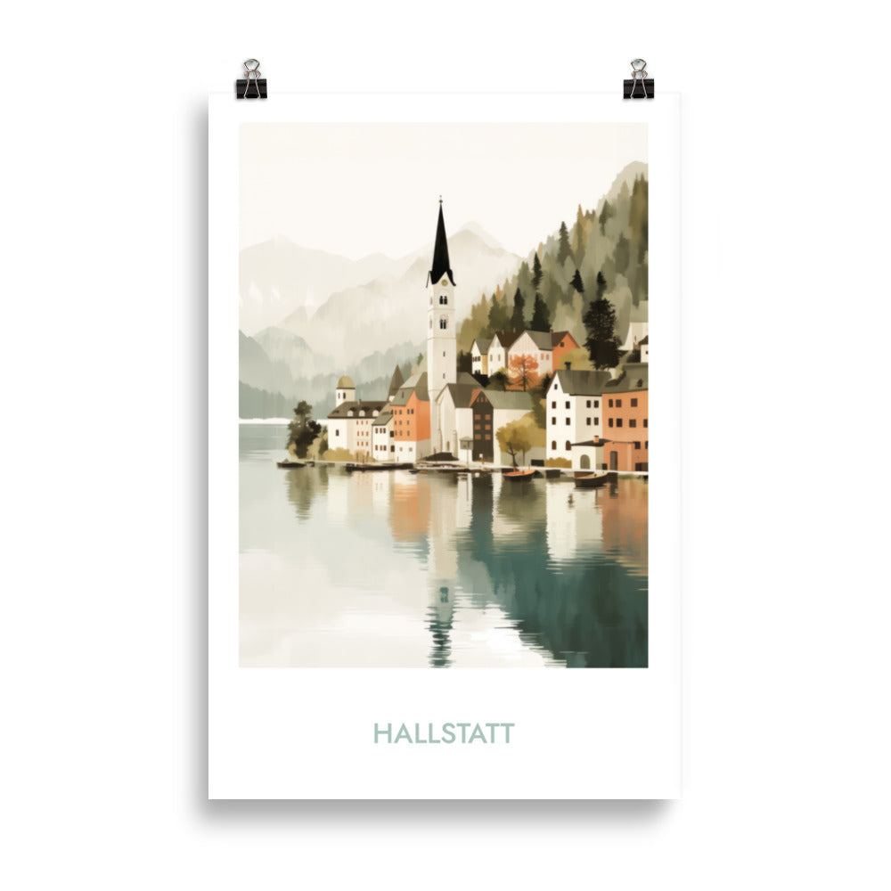 Hallstatt - mit Schrift