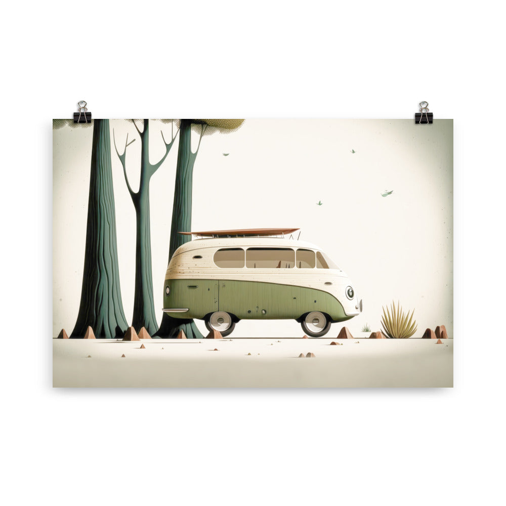 Camper im Wald