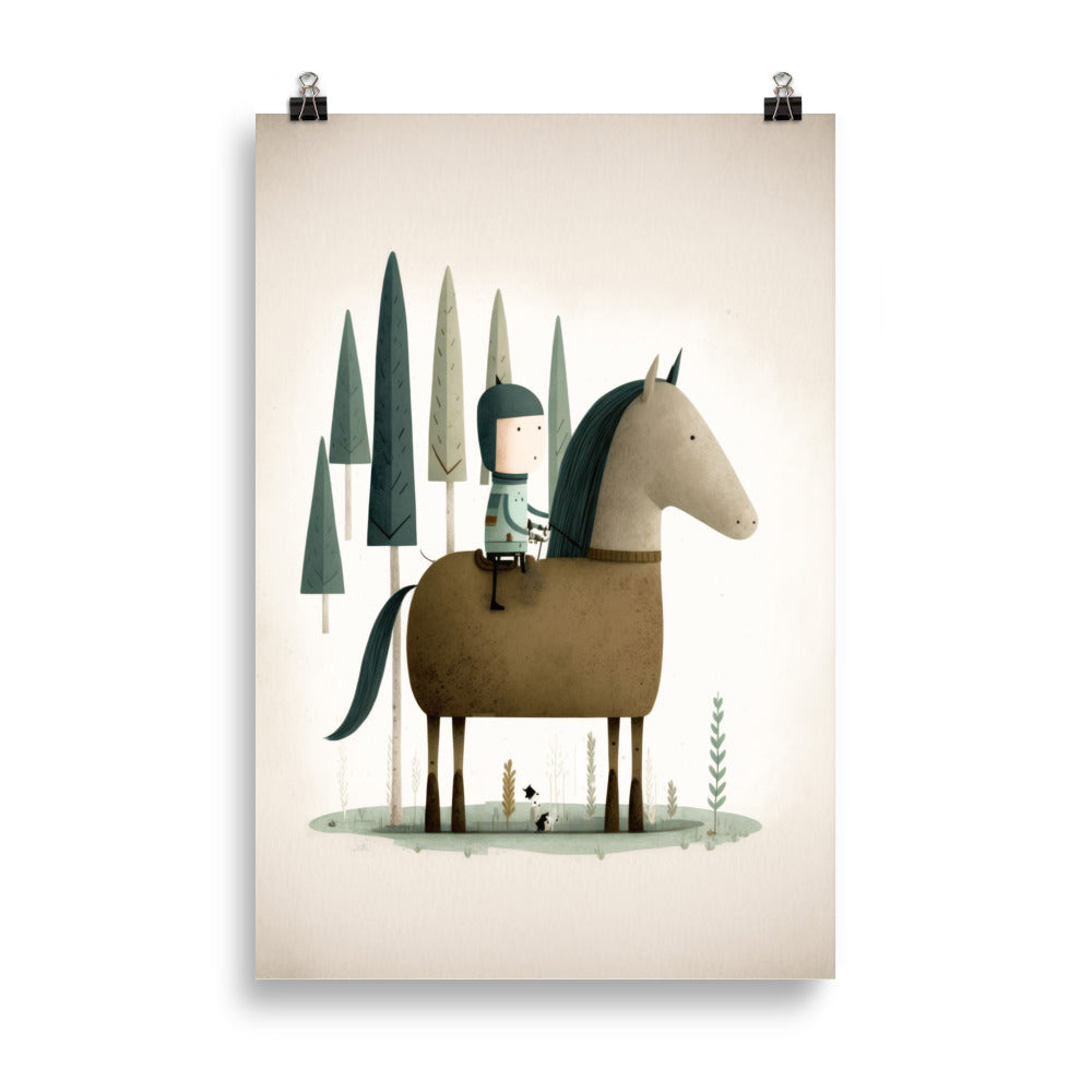 Knight on his horse