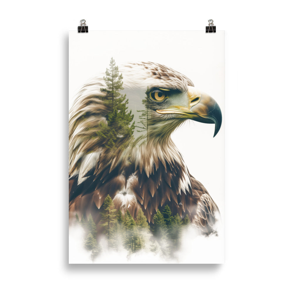Double exposure eagle 2