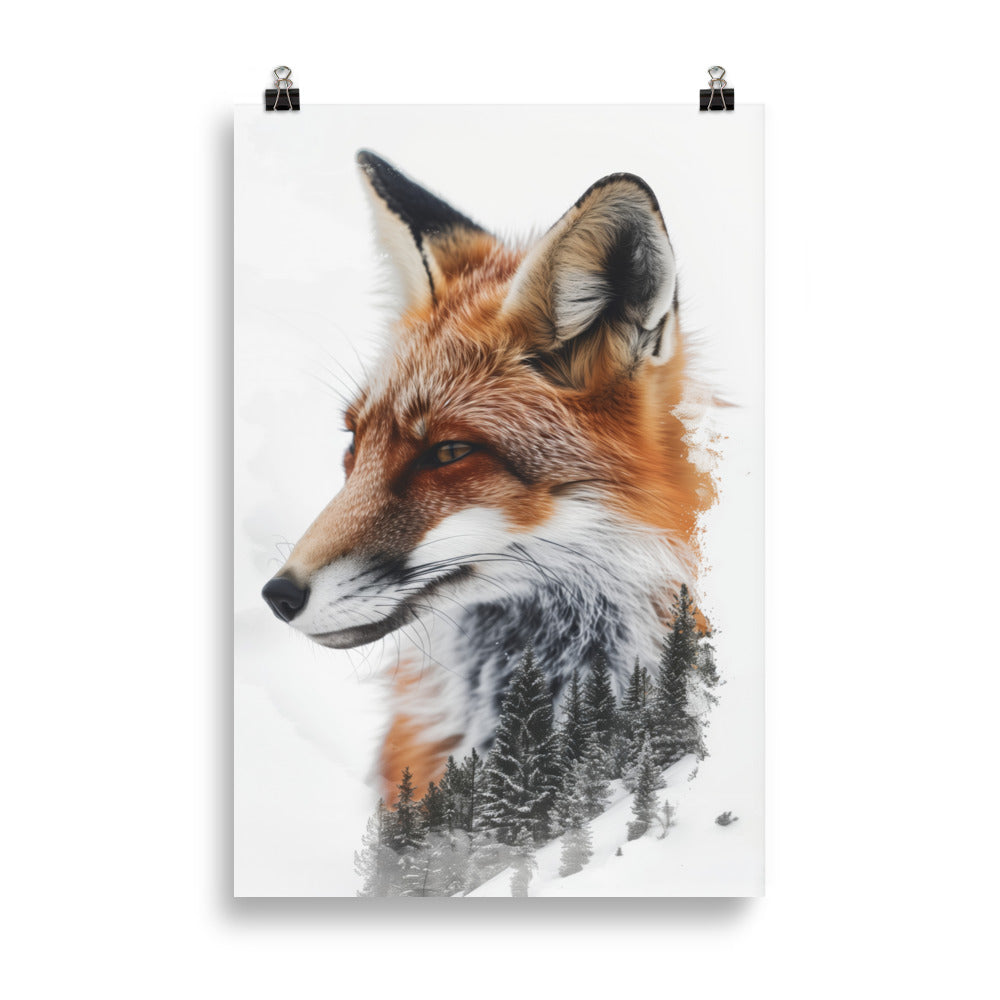 Double exposure fox 3