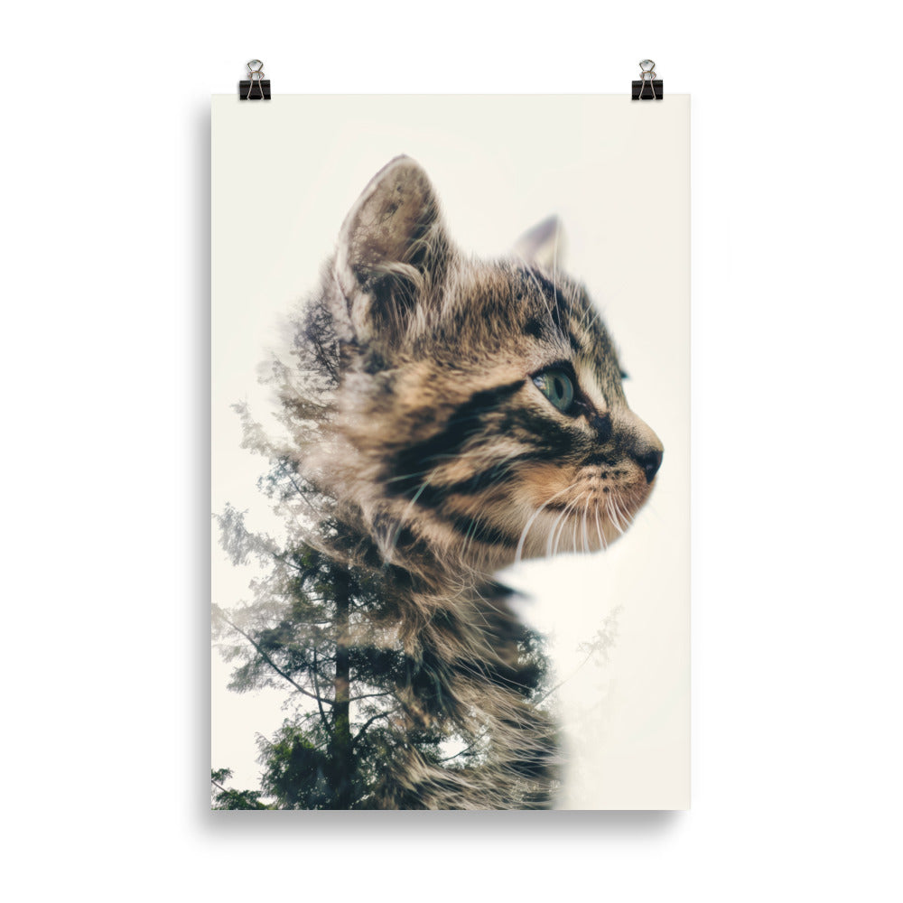 Double exposure kitten 2