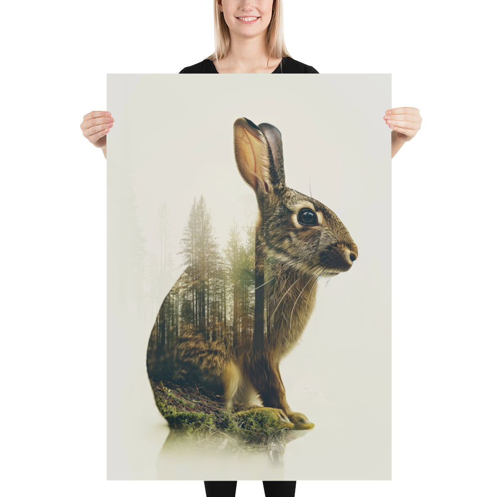 Doppelbelichtung Hase 2