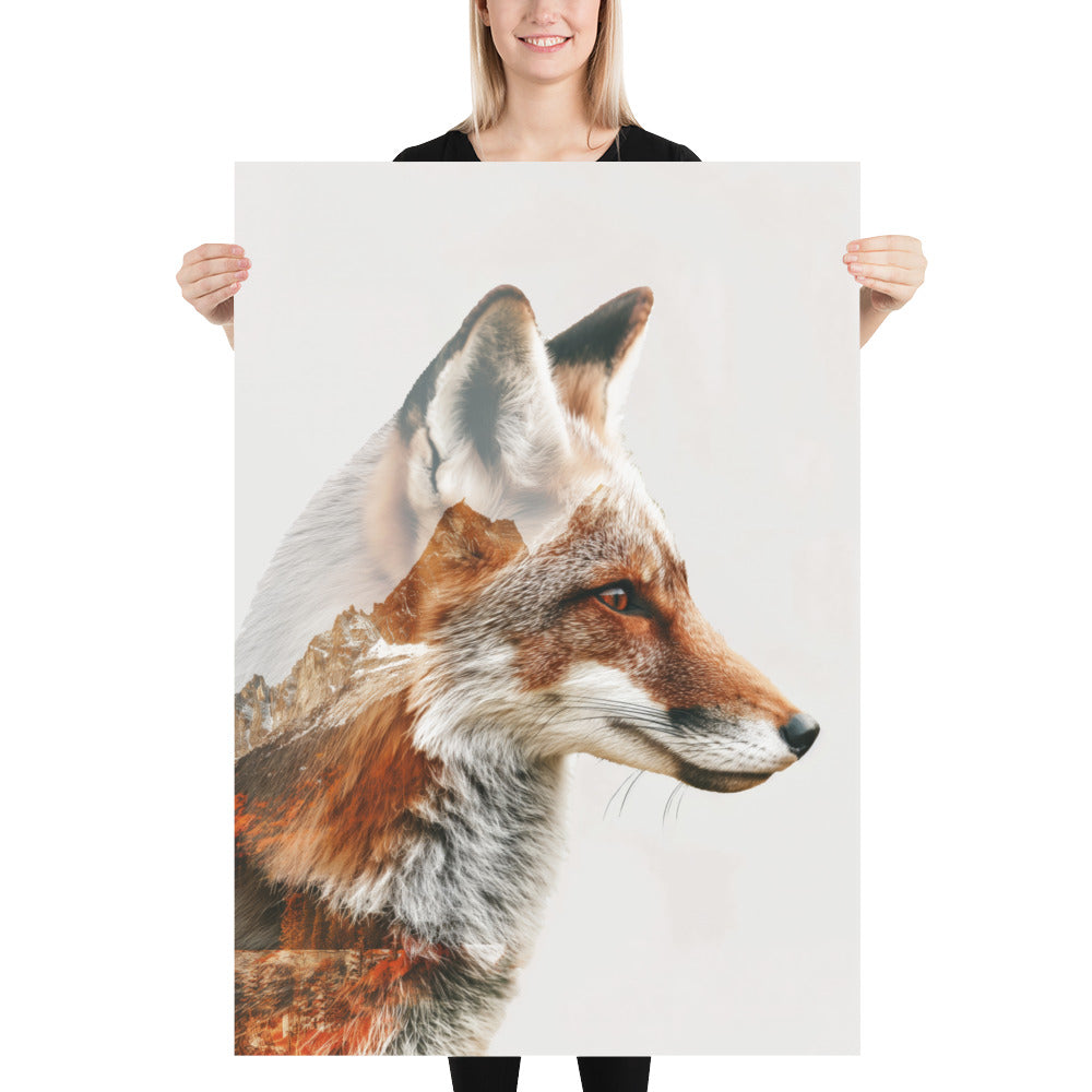 Double exposure fox 4