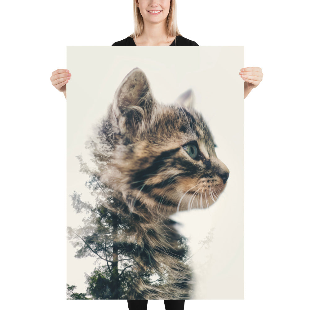 Double exposure kitten 2