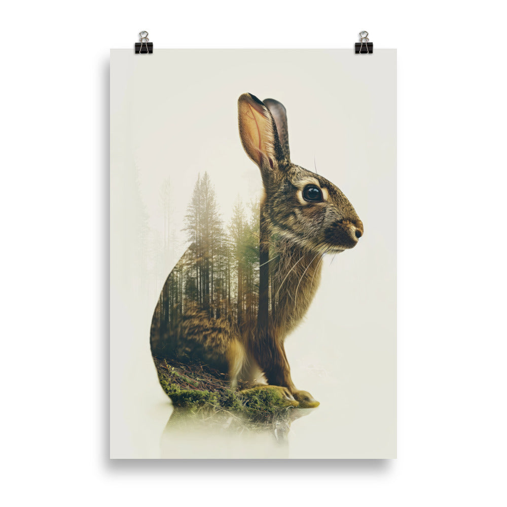 Doppelbelichtung Hase 2