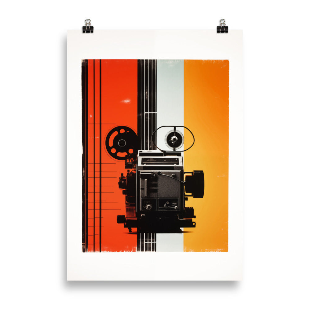 Projecteur de cinéma rétro