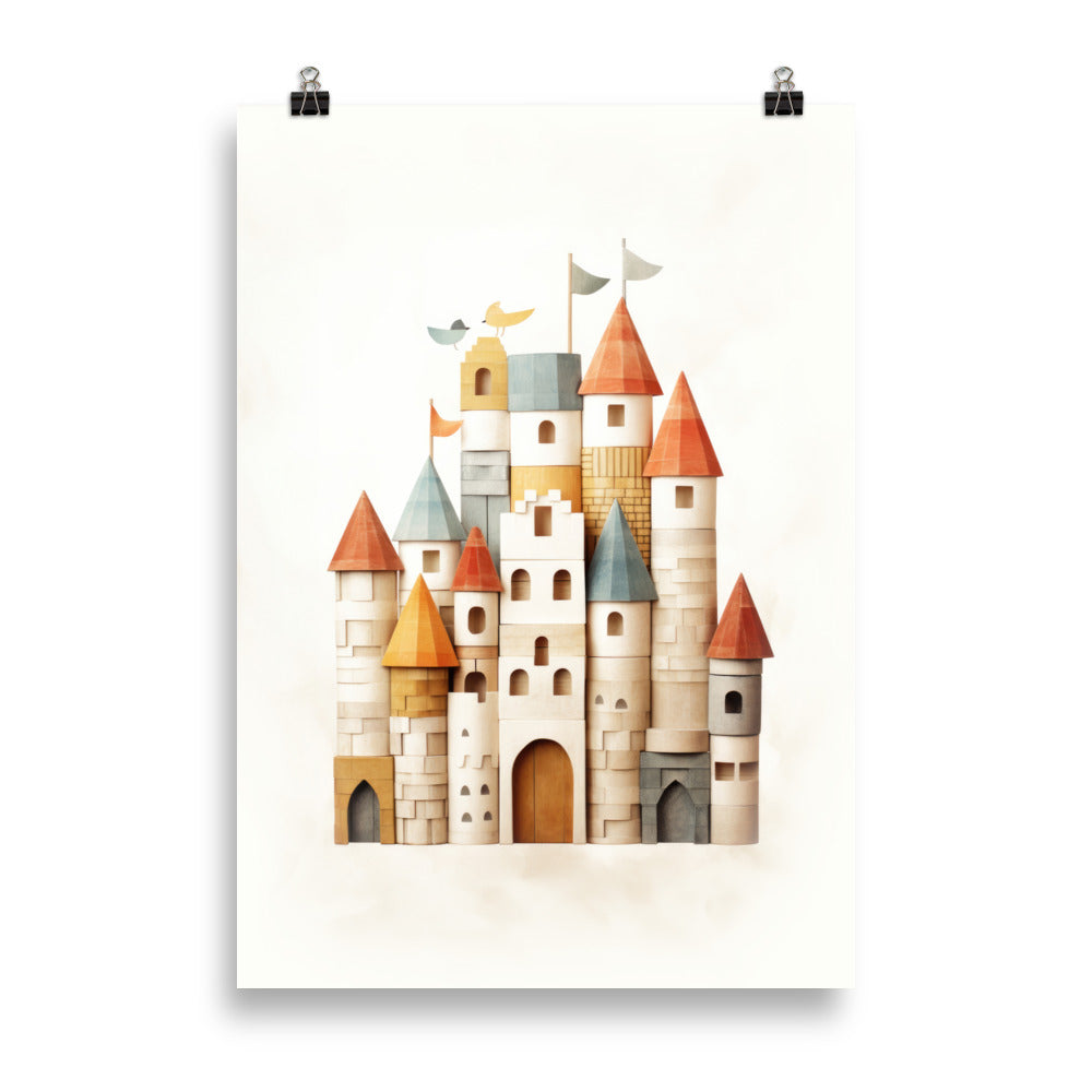 Château en blocs de construction