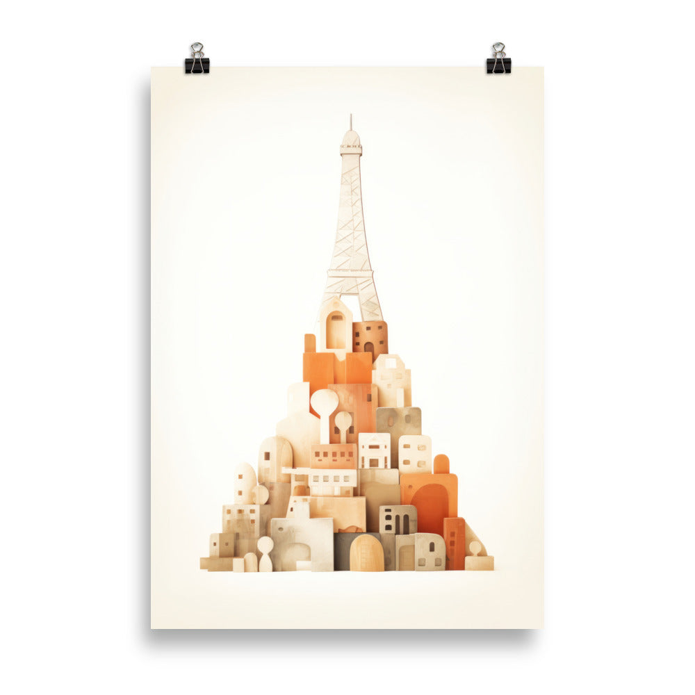 Paris fait de blocs de construction