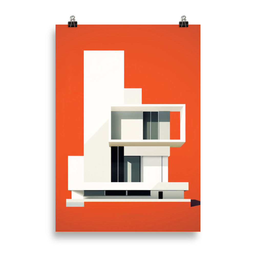 Minimalistische Architekturvision