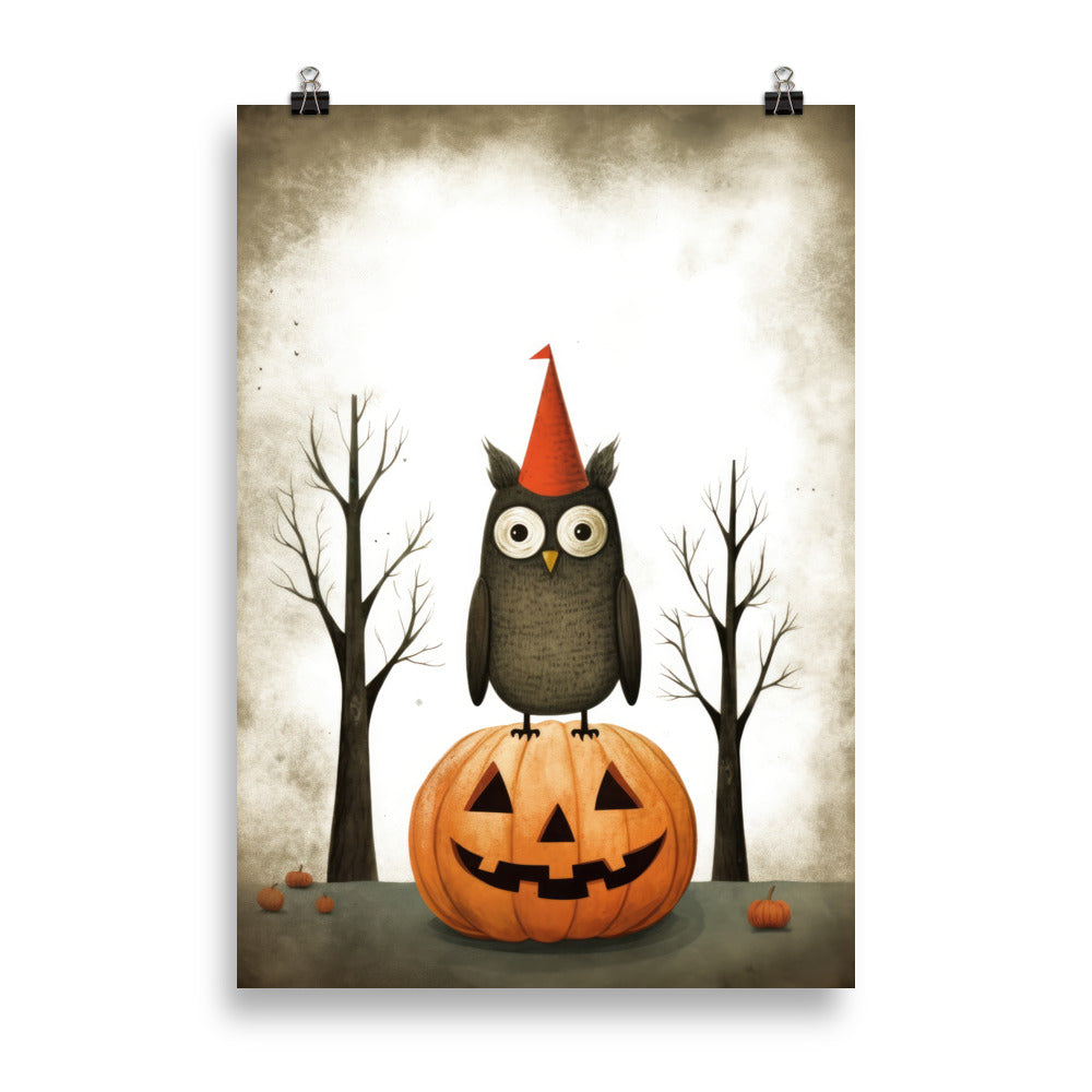 Hibou écarquillé