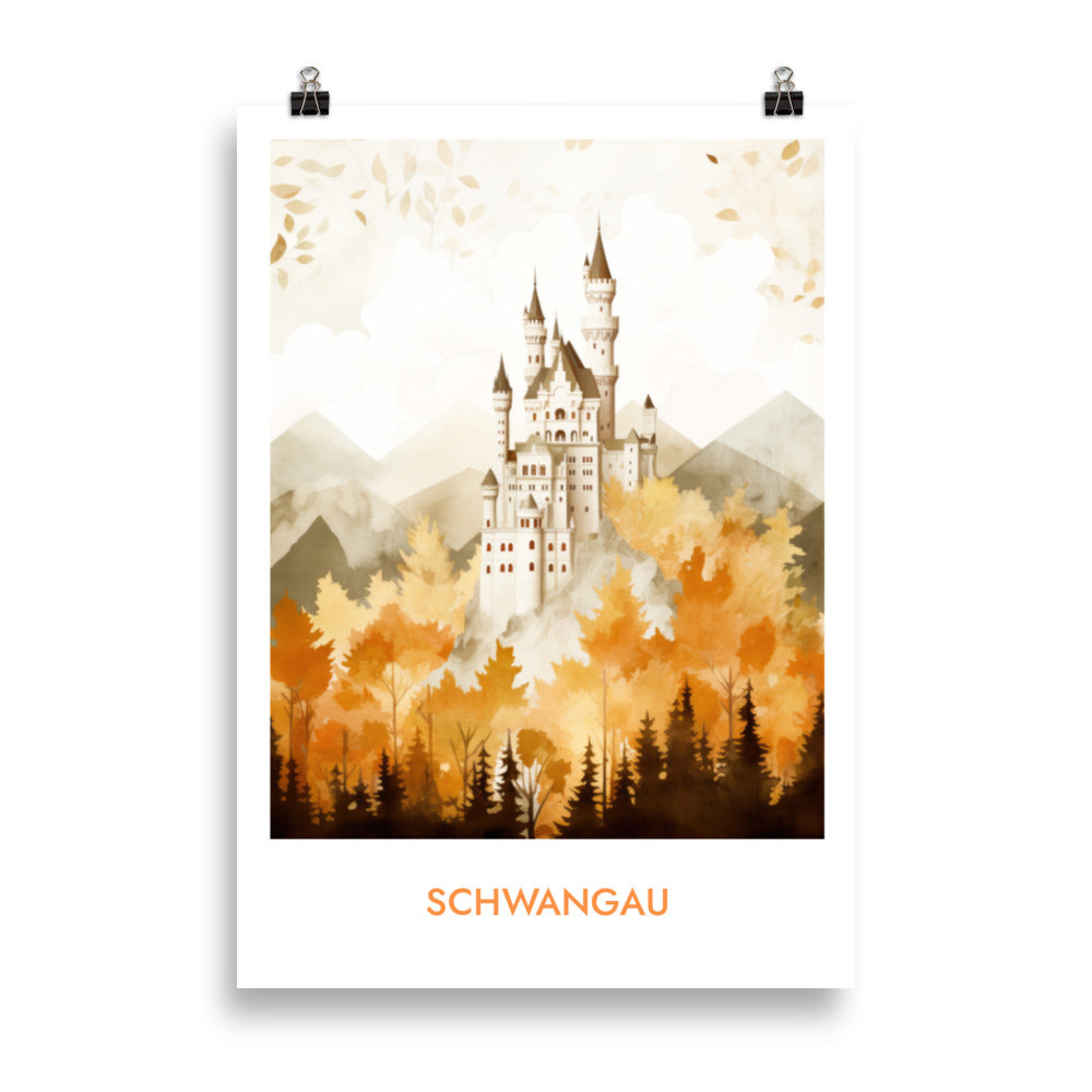 Schwangau - mit Schrift