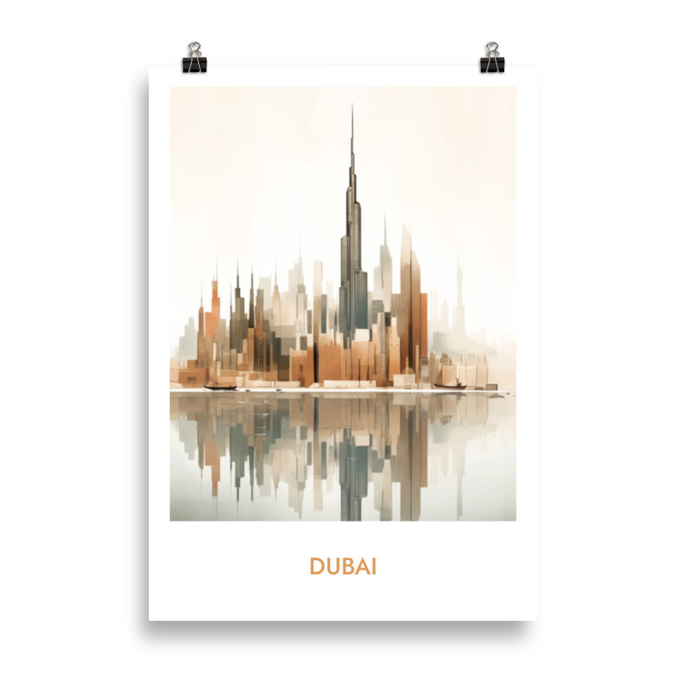 Dubai - mit Schrift
