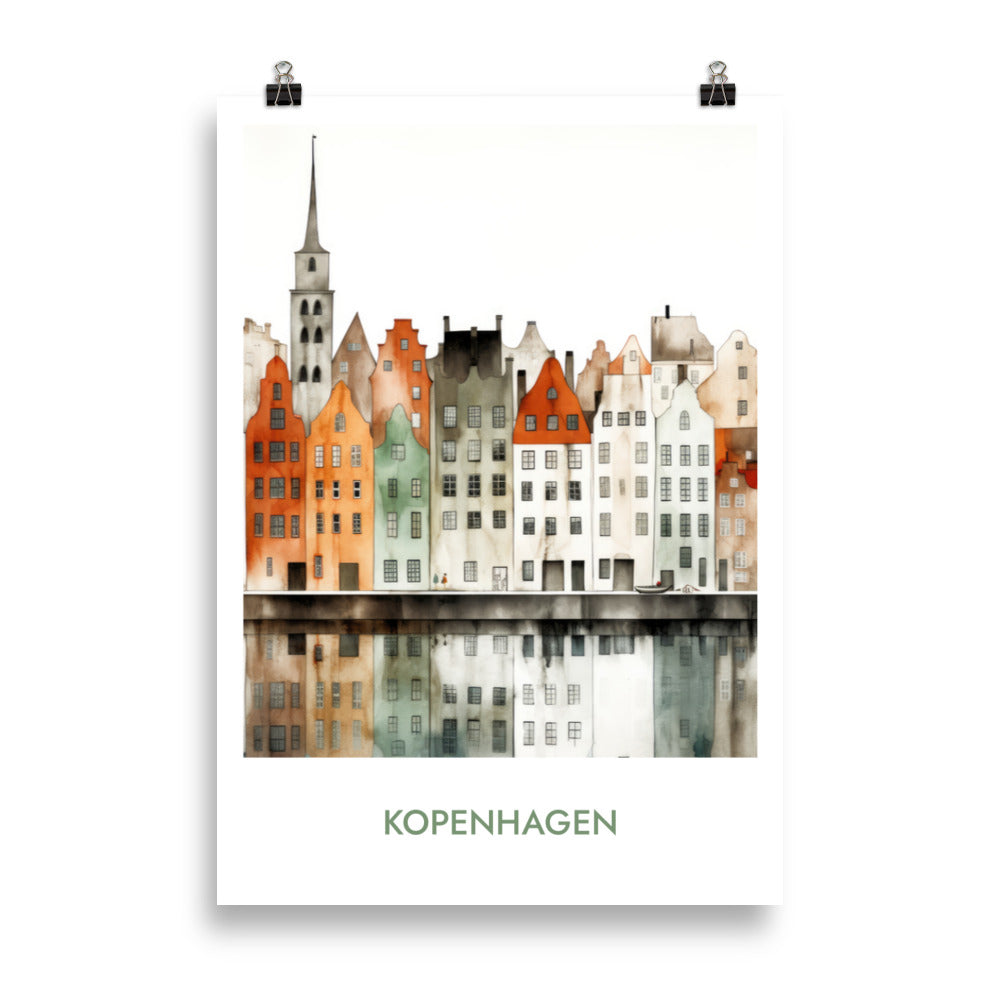 Copenhague - avec écriture