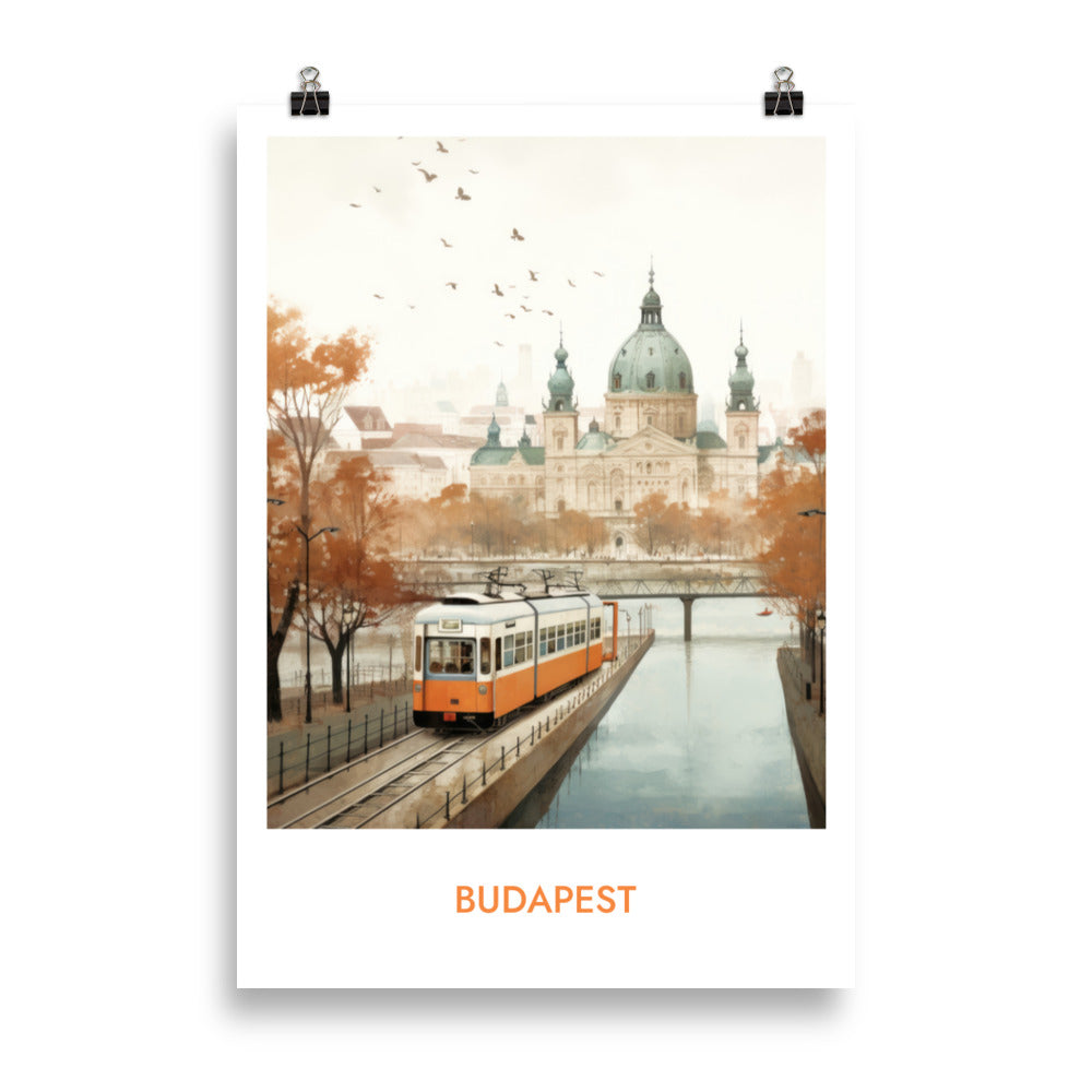 Budapest - mit Schrift