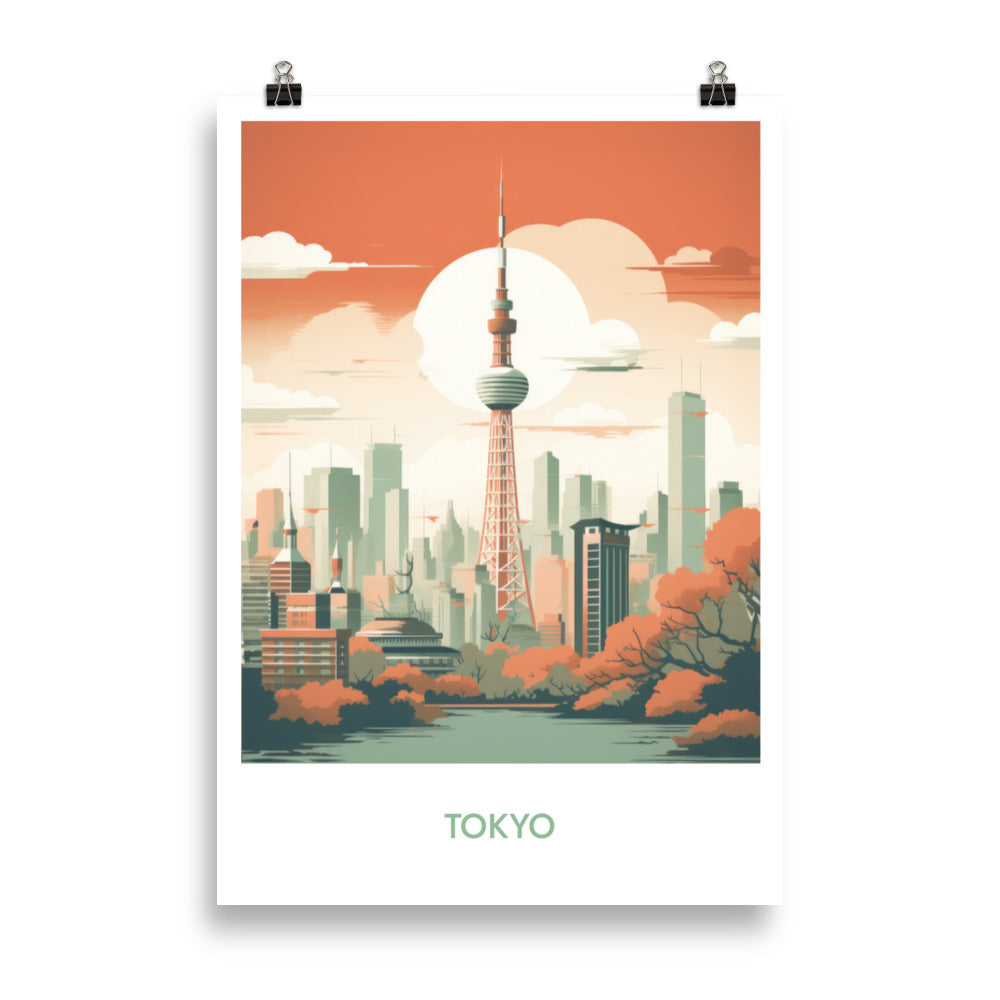 Tokyo - mit Schrift
