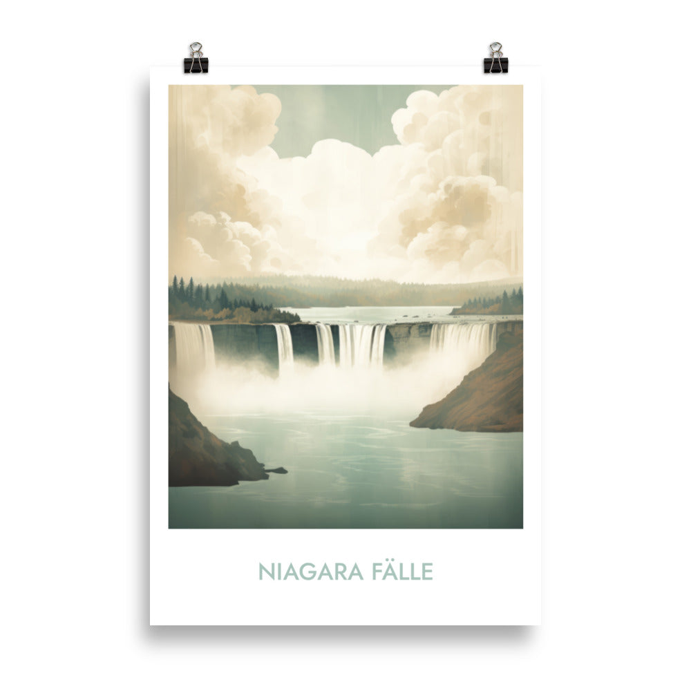 Niagara Fälle - mit Schrift