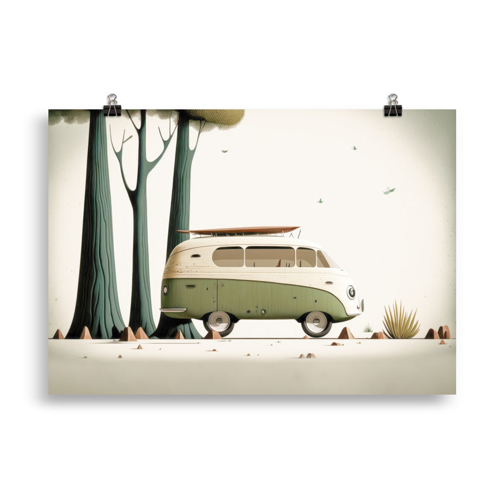 Camper im Wald