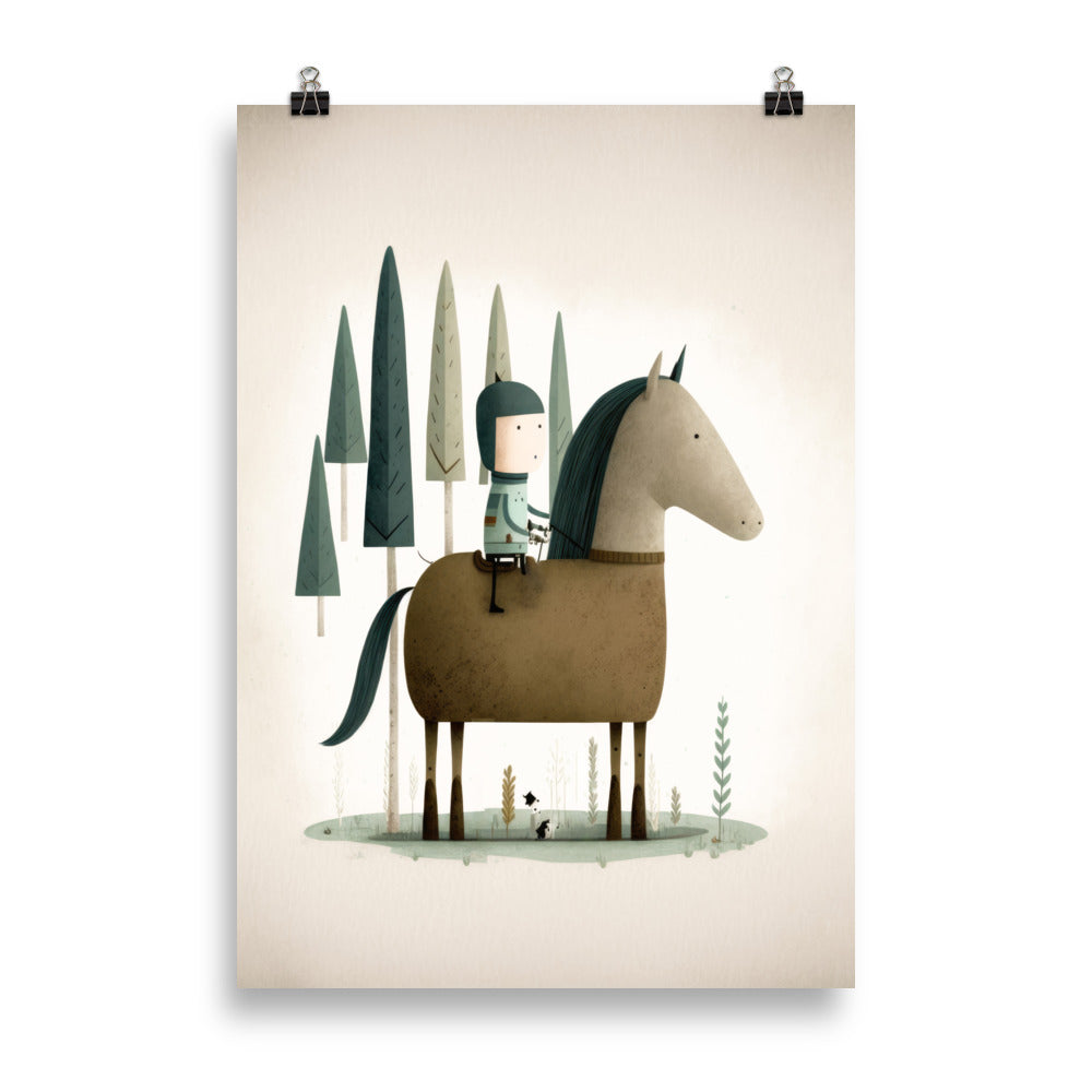 Knight on his horse