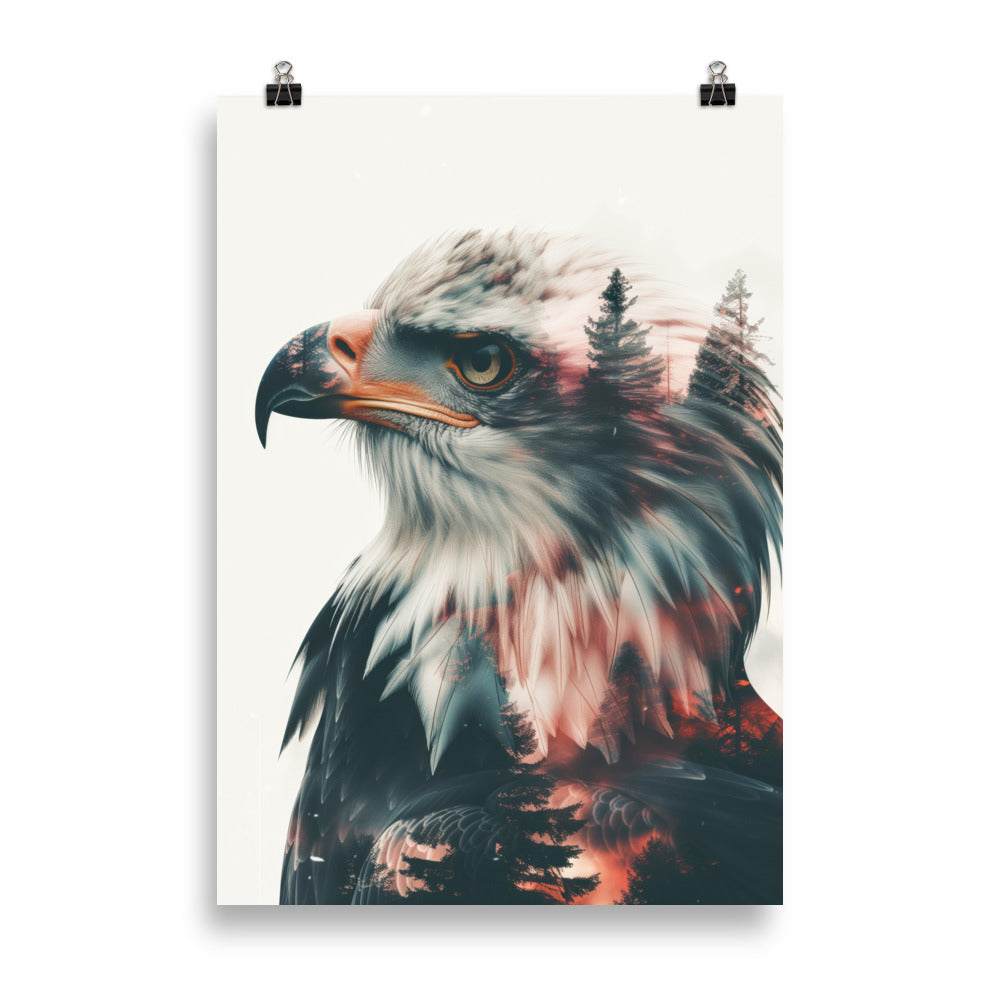 Double exposure eagle 1