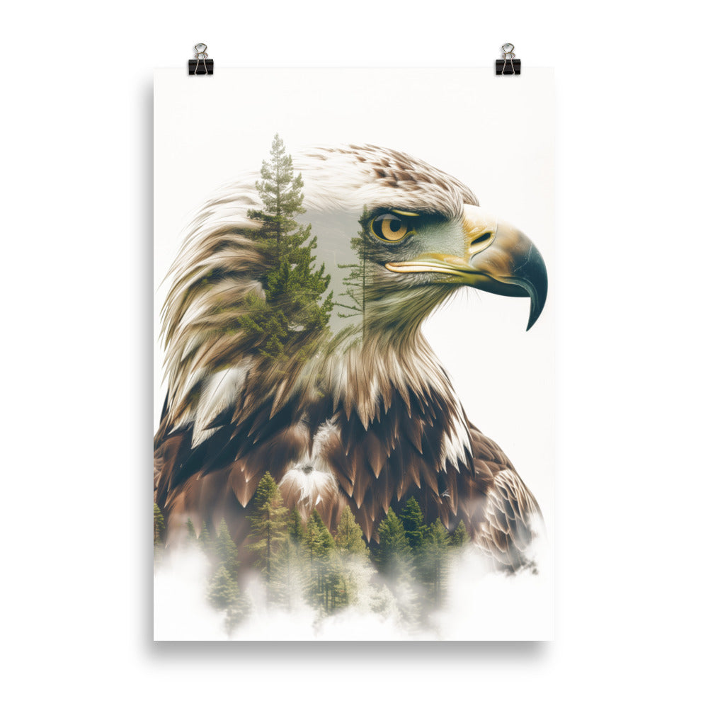 Double exposure eagle 2