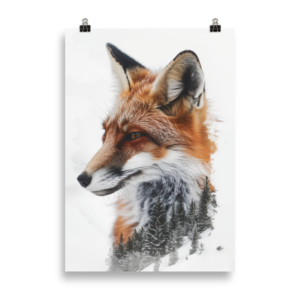 Double exposure fox 3