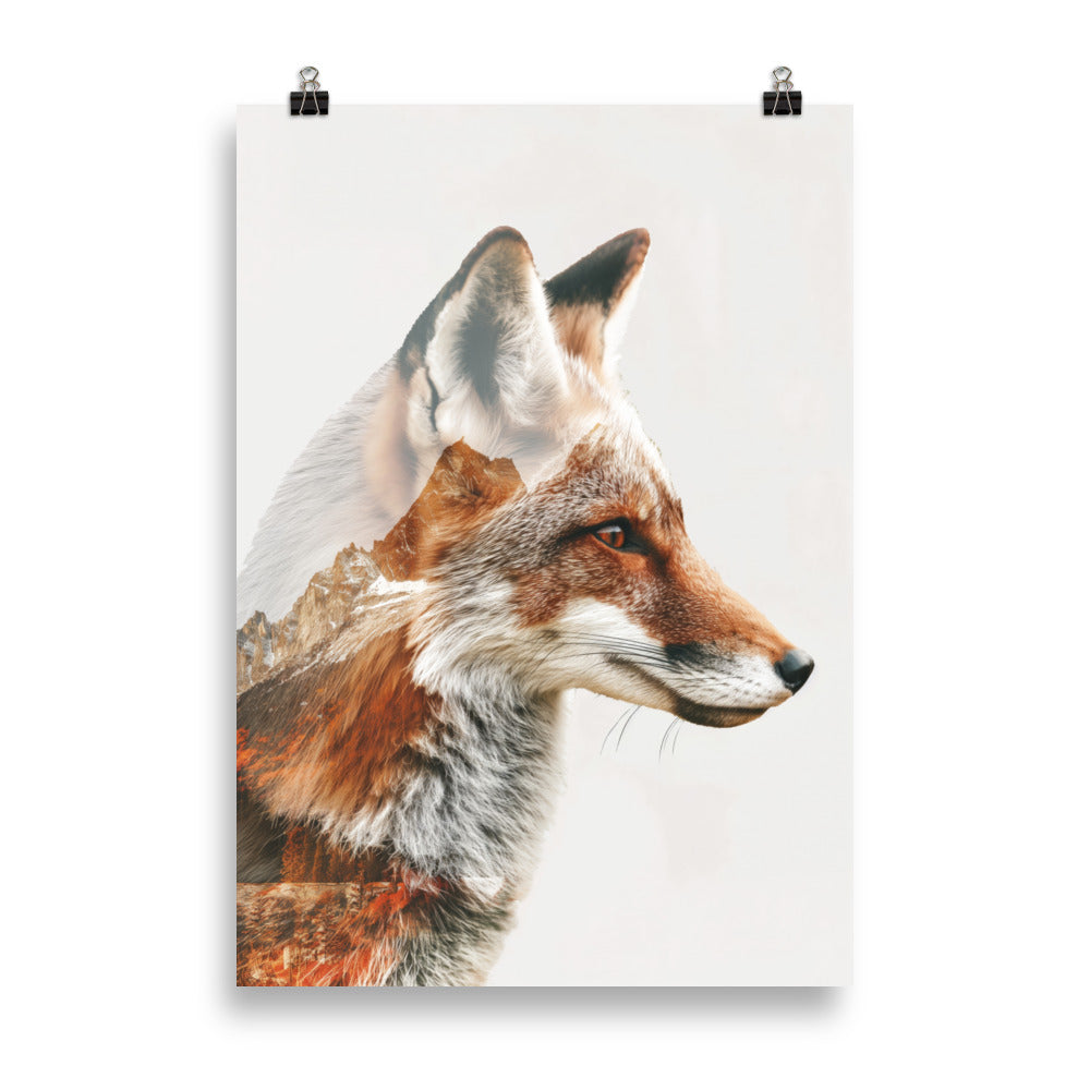 Double exposure fox 4
