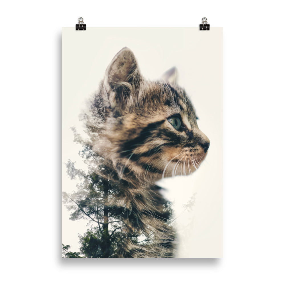 Double exposure kitten 2